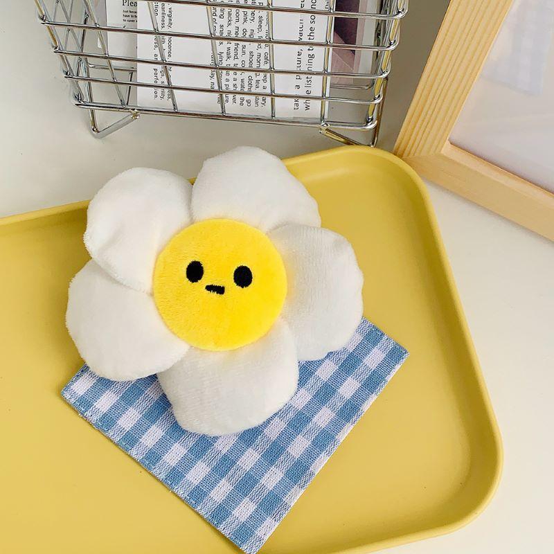 Милый красочный подсолнух, мультяшная кукла, рюкзак, кукла для автомата-хватайки, одежда для куклы, подвеска-брелок, плюшевая кукла