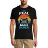 Men's T-Shirt Real Men Gamer - Gaming Shirt For Men - Graphic Apparel