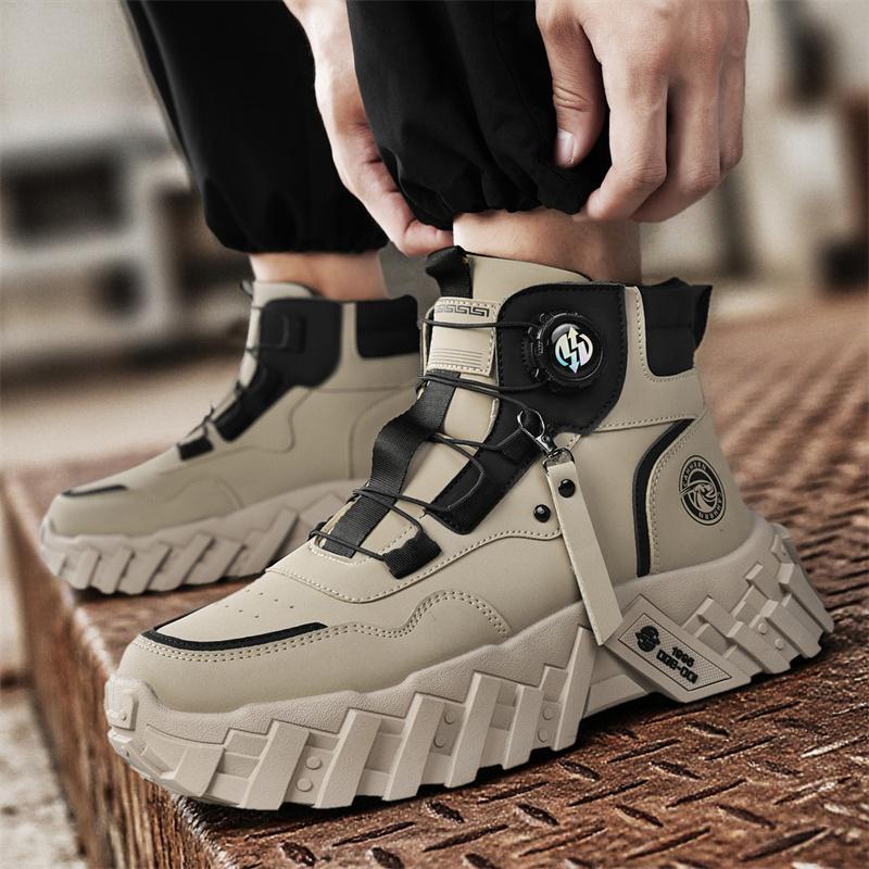 Мужские тактические ботинки для тренировок с ремешками, водонепроницаемые ремешки, дышащие многофункциональные мотоциклетные ботинки для активного отдыха и пеших походов