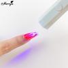 monja Сушилка для ногтей 3 Вт Портативная мини-светодиодная лампа Ручной УФ-гель-лак для отверждения клея Быстросохнущий фонарик с зарядкой через USB Маникюрные инструменты