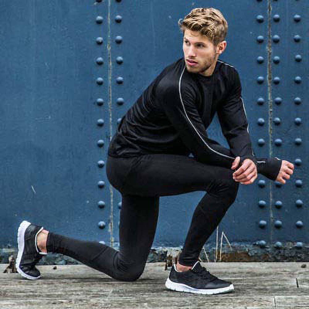 Tombo Teamsport Мужские леггинсы для бега/фитнеса