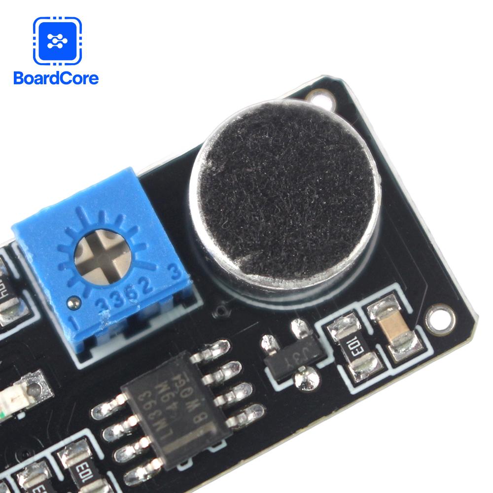 Sound Sensor Module Voice Sound Detection Sensor LM393 Chip Electret Microphone DIY Kit