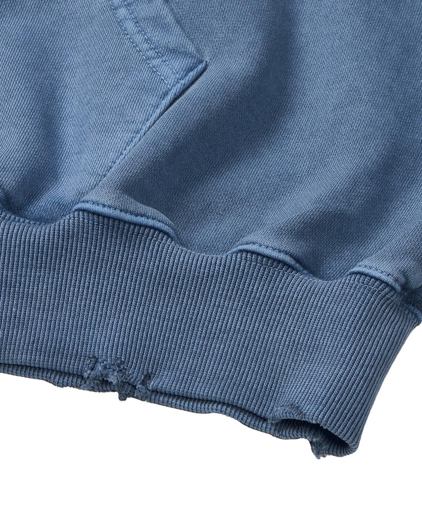 Masat P. Crusades Hood Zip _ Smoke Blue