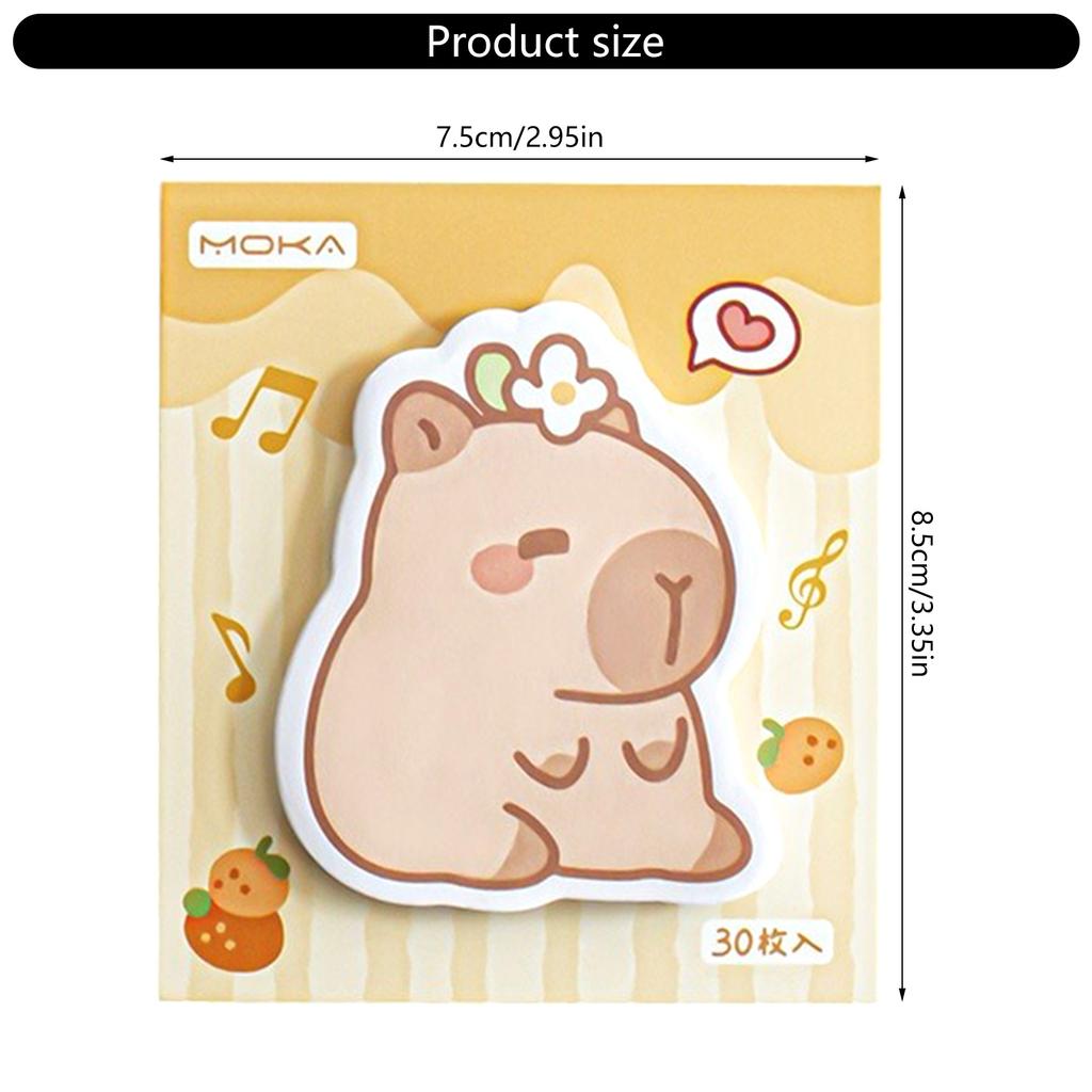 8Pcs Self-Adhesive Stick Notes Pad Cartoon Shape Stick Notes Stick Pad Removable Stick Notes Notepads Stick Note Pad Set