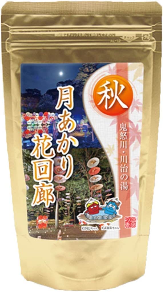 [Quasi-drug] Bath Additive Gift: Kawaji Tsukiakari Hanakairo No Yu Hot Spring Bath Additive, 250g (10 Servings)
