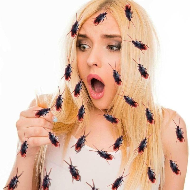 Набор игрушек «Поддельные тараканы», реалистичные поддельные тараканы — отличный способ разыграть, поддельные тараканы для розыгрыша на Хэллоуин, детские игрушки для шуток и трюков для взрослых