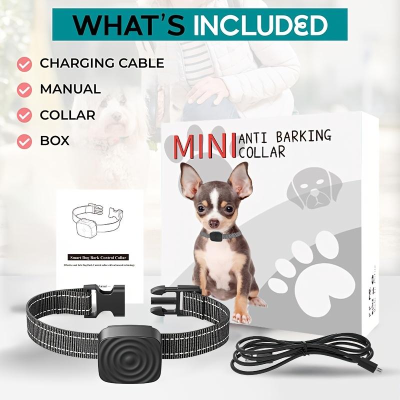 Smart Dog Anti-Bark Training Collar with AI Bark Detection, Adjustable Beep and Vibration, 5 Sensitivity Levels, USB Charging