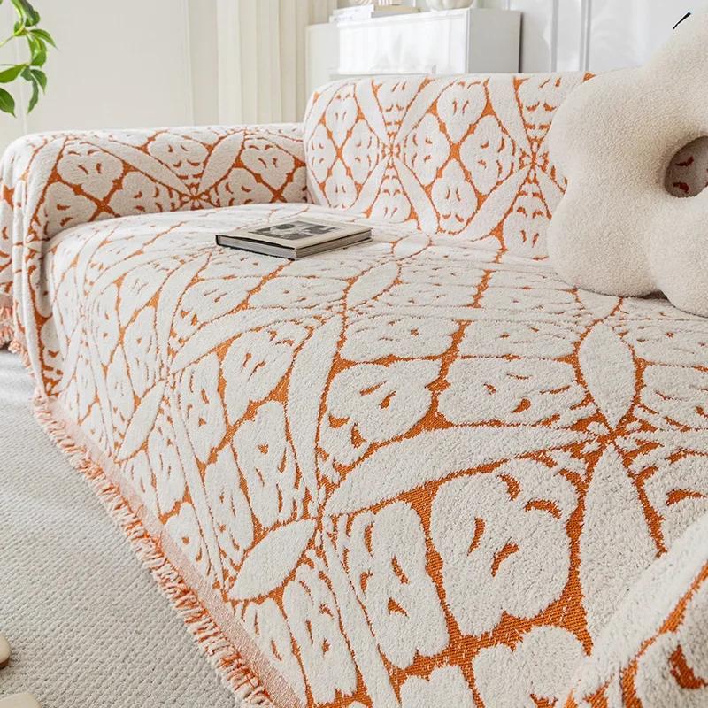 1шт Чехол для дивана в стиле бохо, универсальный, на все сезоны, новый, пылезащитный, устойчивый к царапинам, чехлы для подушек для дивана, стеганые