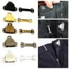 10 Sets/bag Skirt Trousers Hook Garment Hooks Metal Trousers Hook Suit Pants Hook Button