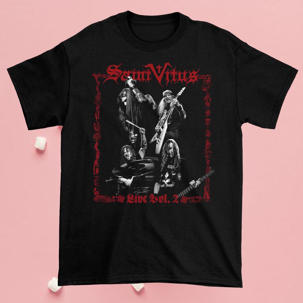 Saint Vitus Band Music For Lovers Black T-Shirt Cotton S-5XL Unisex T-Shirt