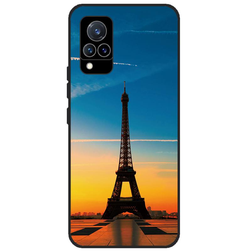 Для Vivo V21 5G Чехол V 21 Силиконовая задняя крышка Чехол для телефона для Vivo V2050 VivoV21 5G Чехлы Мягкий бампер coque для Vivo V21 5G Fundas