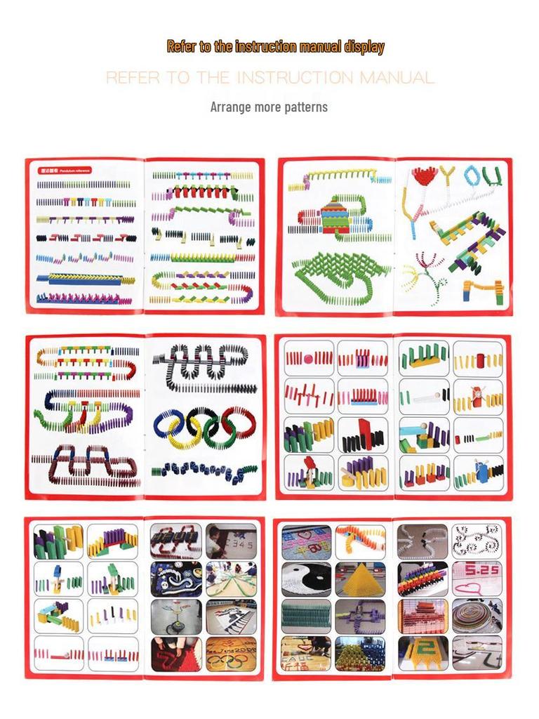 Colored Wooden Domino Blocks - 120 Pieces for Kids Age 2-6