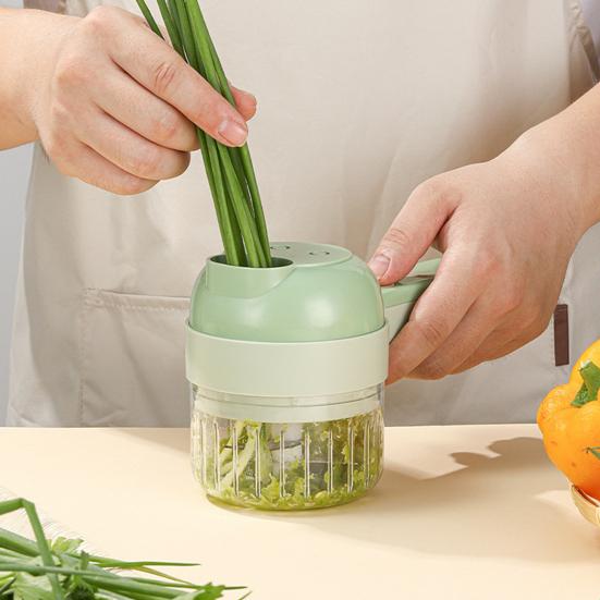 Электрическая чеснокодавилка Ручная чеснокодавилка Перезаряжаемый измельчитель продуктов Мясорубка Машина Экономящий время кухонный комбайн