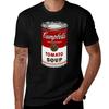 Энди Уорхол - Футболка с изображением томатного супа Campbell's мужская одежда летняя одежда футболки оверсайз смешные футболки свитшоты, мужчины