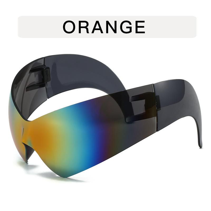 Панк Y2K Стильные Солнцезащитные Очки для Мужчин Модные Тренд Защита от УФ Лучей Солнцезащитные Очки Мужские Велоспорт Альпинизм Солнцезащитные Очки для Женщин