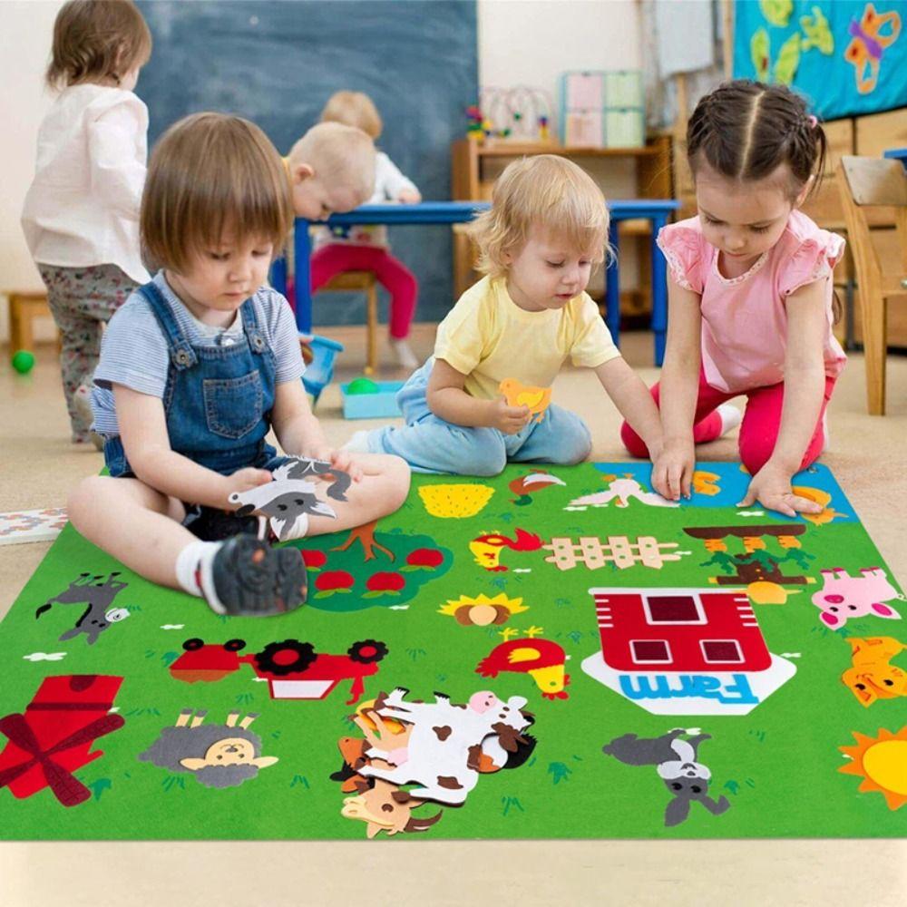 Starry Sky Payment Felt Board Stories Set Underwater World Montessori Felt Puzzle   Preschool