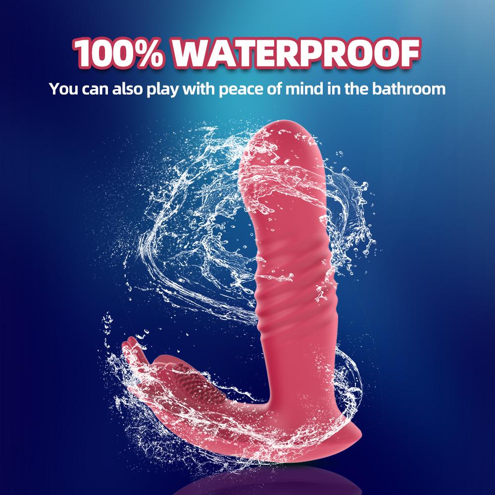 Сосущий телескопический вибратор, носимая женская игрушка, стимулятор клитора точки G, женский клиторальный мастурбатор, дистанционный дилдо, секс-игрушки