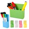 Magnetic Pen Holder Large Capacity Pencils Markers Multifunctional Fridge Storage Rack Office