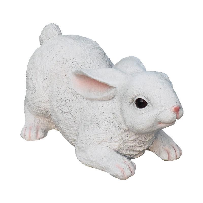 Садовые фигурки кроликов из смолы: Декоративные имитационные животные