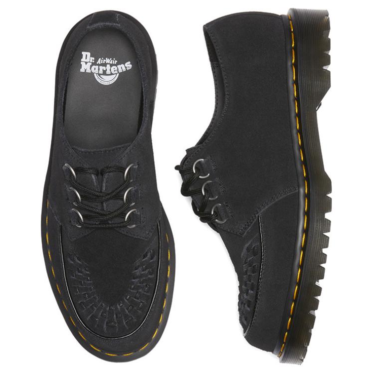 Dr. Martens Originals Ramsey Comfortable Simple Low-Top Casual Shoes Unisex Casual Shoes Black 40572001