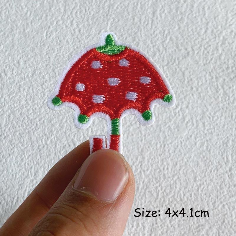 Cartoon Animals Embroidered Iron Patch For Clothing DIY Striped Sewing Patch