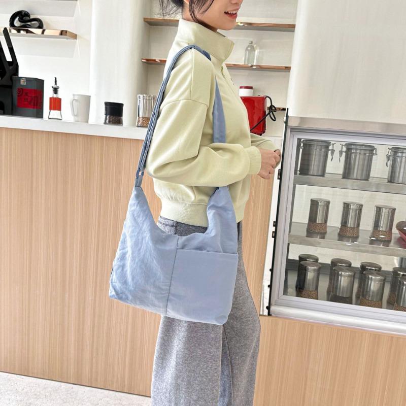 Студенты колледжа на занятиях универсальная повседневная наплечная сумка женская весенняя новая большая вместительная сумка-мессенджер тоут