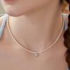 Dmoment Cherish N Pearl 925 Silver Necklace