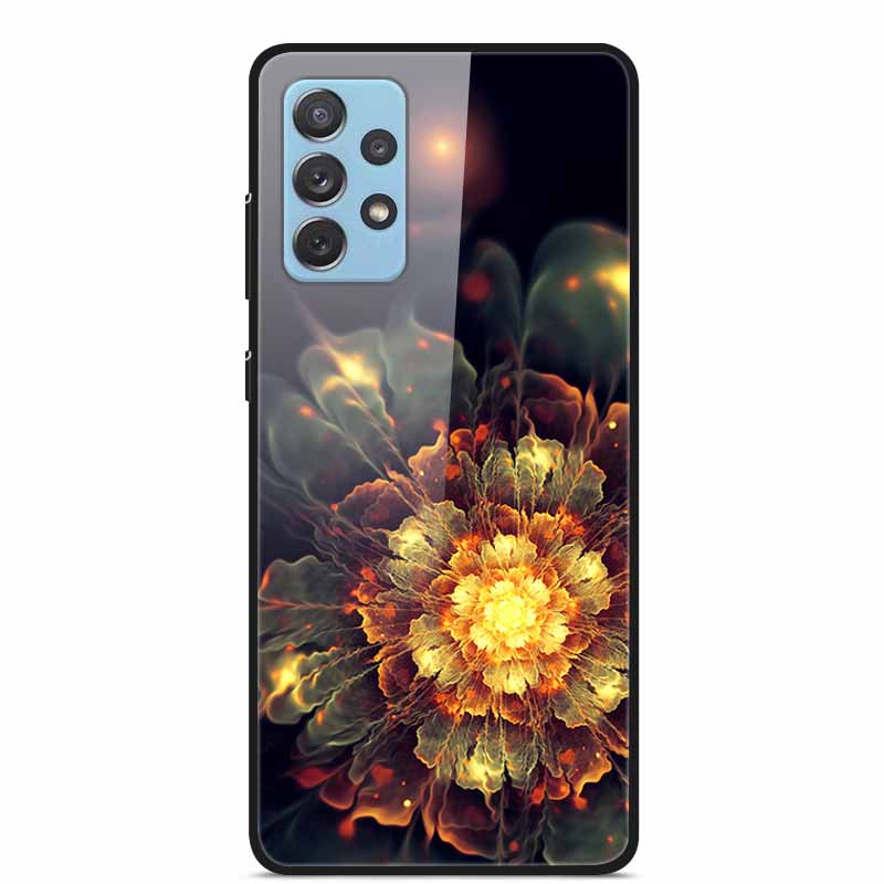 Для Samsung A52 5G 4G Чехлы A52s 5G Закаленное Стекло Жесткие Задние Чехлы Для Samsung Galaxy A52 5G Чехлы для Телефона Funda A 52s 2022 A528B