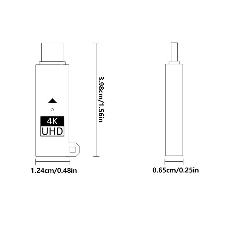USB Type C Адаптеры виртуального дисплея DDC EDID Заглушки-заглушки Эмуляторы дисплея Headless Ghosty Фиктивная нагрузка 4K@60Hz