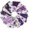 16 Pc Fat Quarter Bundle, Floral Print 18"x 22" DIY Patchwork- 100 Cotton Pre-Cut Quilting Fabric Purple &