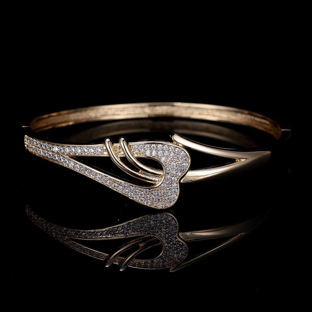 Full-mouthed Women's Light Luxury Fashion Simple Zircon Temperament Versatile Style Bracelet
