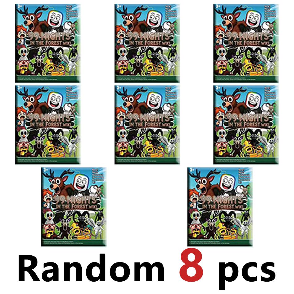 24 шт. 99 Ночей в Лесу Фигурки Животных Сова Олень Коза Модель Игрушка Кукла Хоррор Игры Фигурки Подарок для Детей