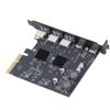 USB3.2 GEN2 Expansion Card 10Gbps High Speed Stable PCIE 4X Expansion Card with 3 Type A and 2 Type 