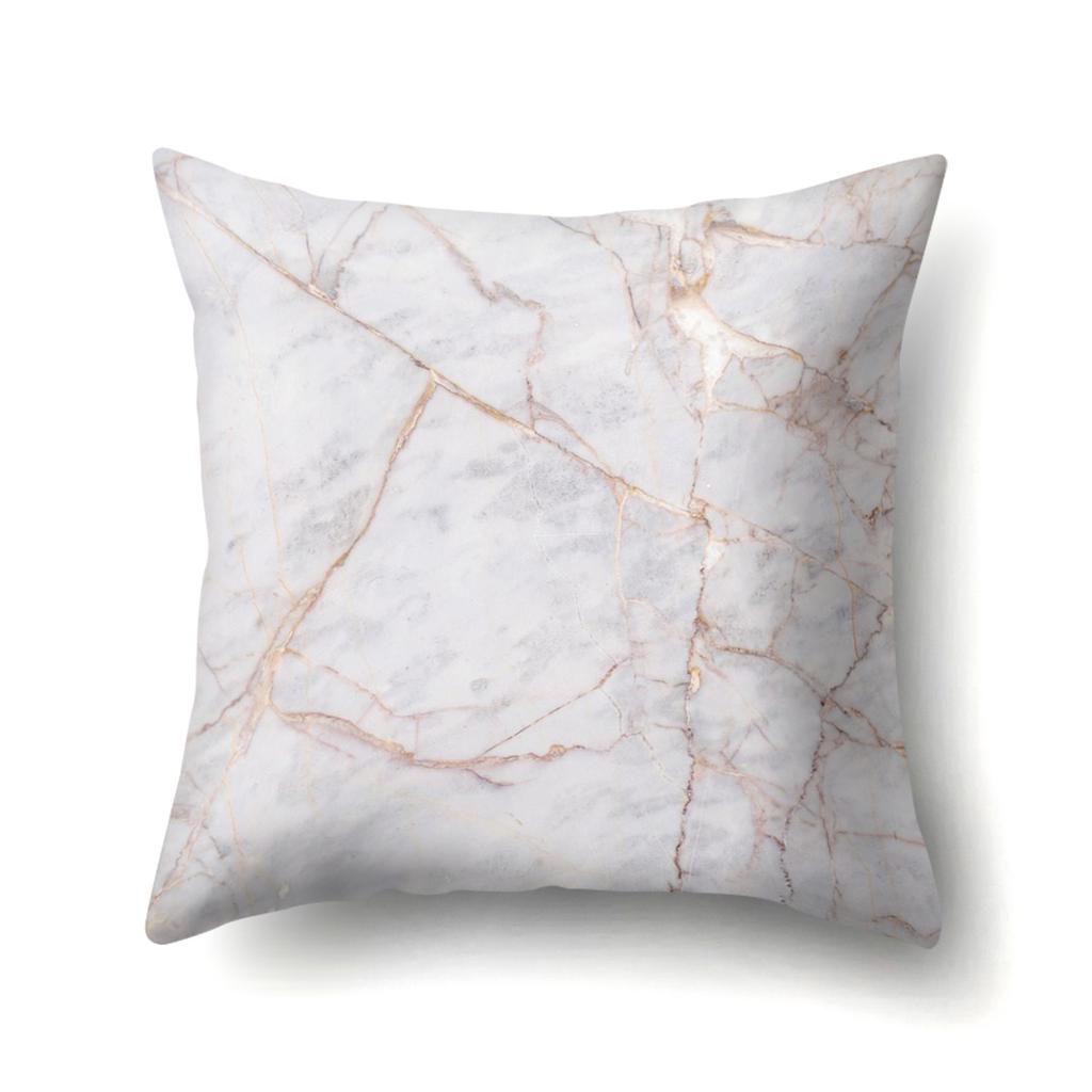 Geometric Marble Pattern Polyester Pillow Case European and American Fashion Simple Pillow Case