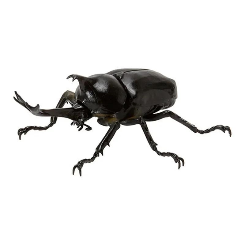 Украшение Скрученное Яйцо Насекомое Мини Жук Unicorus Dynastes Модель Животного Коллекция Настольное Украшение ФИГУРКА ИГРУШКИ