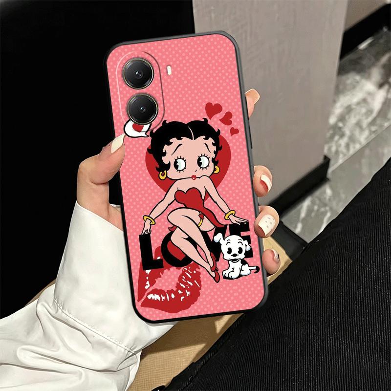 B-Bettys B-Boops Girl Soft Phone Case for Xiaomi Poco X5 X6 X7 X8 Pro Max X3 F7 F8 Ultra M8 M7 M6 M5 Redmi 15 15C 14C 13C 12C X4