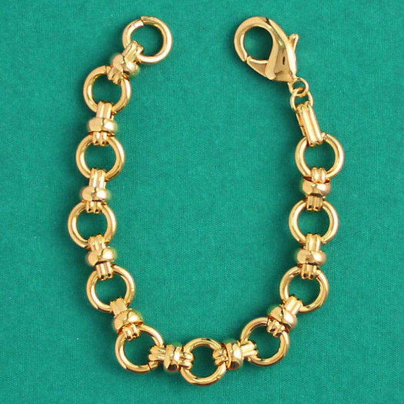 AUGUST ALICE Bold Ring Chain Bracelet _ Gold