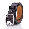 Women'S Leather Pin Buckle Belt, Two-Layer Cowhide Silver Buckle Belt, Casual Matching, Jeans Belt Trendy