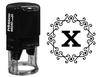Printtoo Octagon Celtic Swirl Frame Alphabet X Monogram R-40 Self Inking Rubber Stamp Office