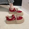 2025 Autumn New Versatile Fashion Casual Women's Shoes Retro Style Round Head Flat Bottom Comfortable and Lightweight Single Shoes