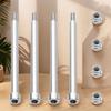 4Pcs 4x60mm Stainless Steel Threaded Hinge Pins A-Arm with Nuts Set for Remote Control Car Replacement Accessories Set