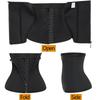 Men Women Waist Trainer Corset Zipper Hook Shapewear Tummy Double Control Body Shaper Waist Belt Faja