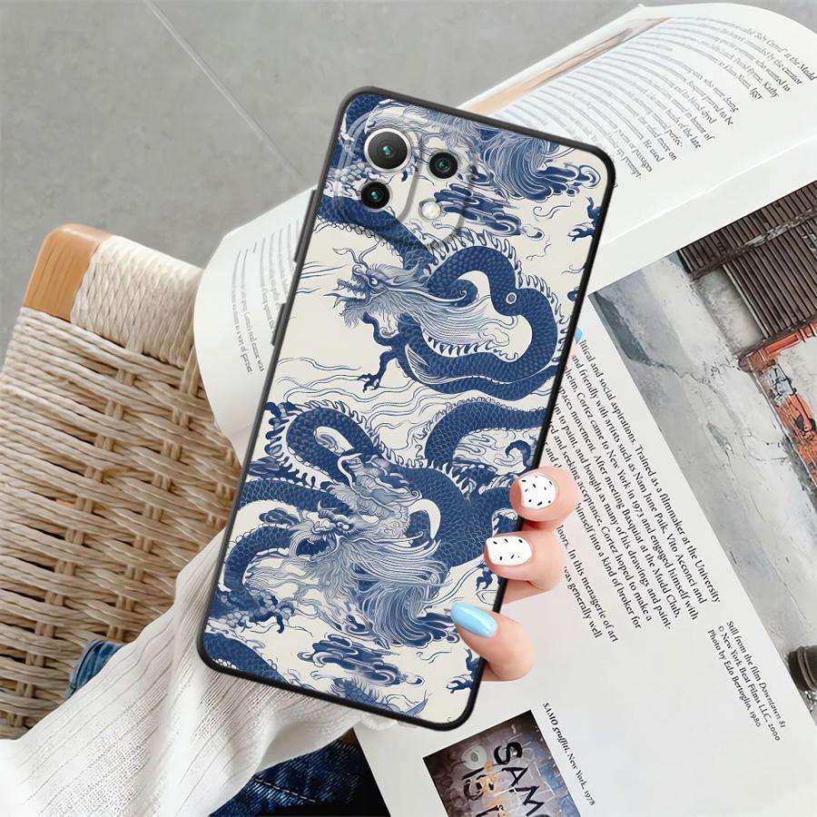 Чехол для телефона Dragon Totem Funda для Xiaomi Mi 12X 12 11 11T 14 12T Pro 10T 15 Pro 13 Lite