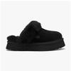 UGG 1122550 Blk Дискетная Платформа Черные Шлепанцы