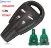 Jingyuqin Remote Key Fob 433 МГц PCF7946AT для SAAB 9-3 9-5 2003-2010 LTQSAAM433TX замена ремонт дистанционного ключа автомобиля