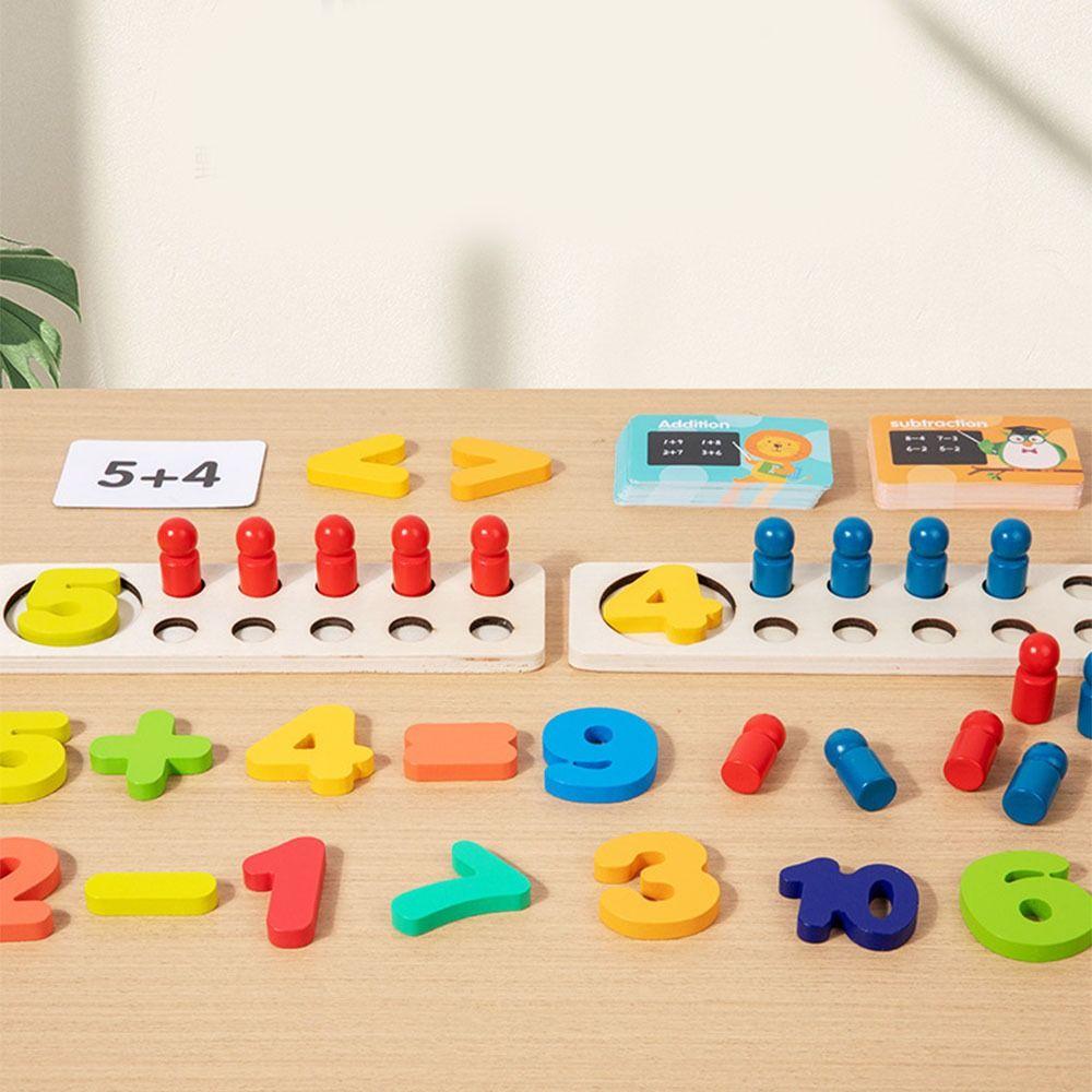 Montessori Number Block Montessori Math Toy Counting Toy  Early Educational Toy