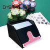 Poker Card Dealer Portable Standard Size Card Dealing Shoe Dispenser Holder Clear Discard Tray Casino Board Game Table Accessory