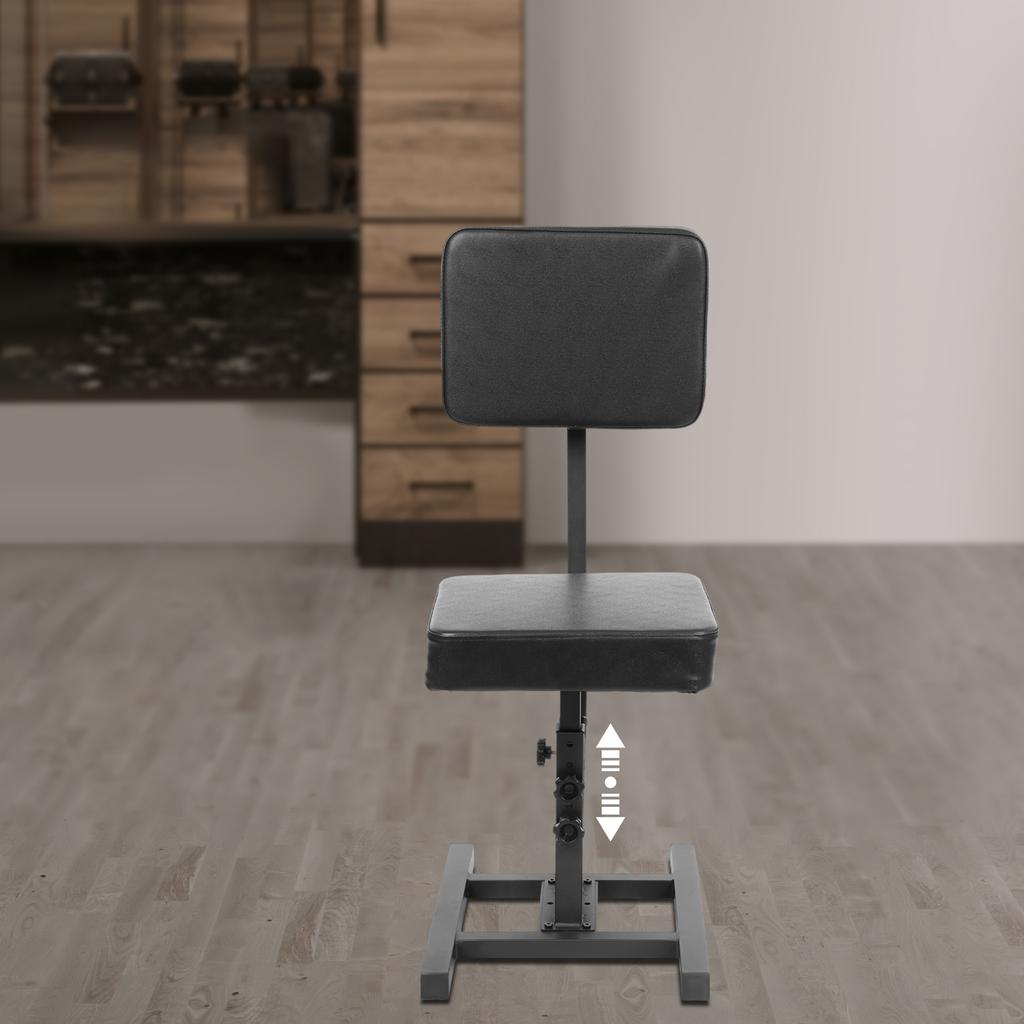 Профессиональное регулируемое по высоте парикмахерское кресло для тату, многофункциональное кресло для парикмахерской с откидной спинкой на 180° (Грузоподъемность 220 фунтов)