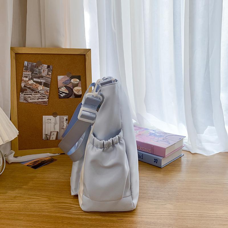 Women Messenger Bag College Style Large Capacity Tote Bag Student Class Commuter Bag