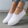New Fashionable White Sneakers for Men and Women Flat Canvas Shoes for Women Korean Style Flat Shoes
